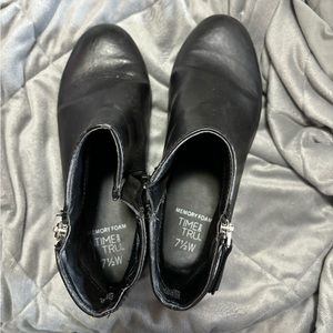 time and tru booties $8